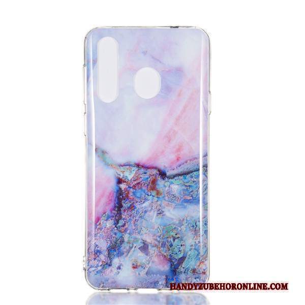 Custodia Samsung Galaxy A8s Cartone Animato Tendenza Porpora, Cover Samsung Galaxy A8s Protezione Ornamenti Appesi Grande