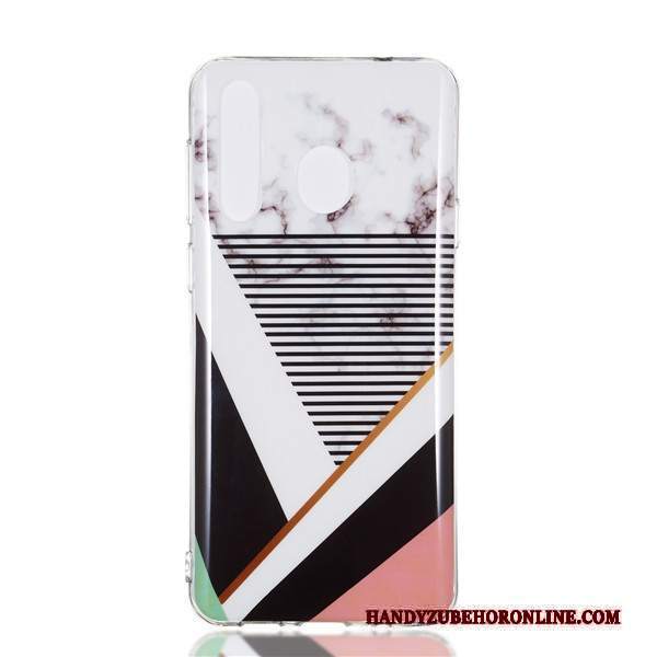 Custodia Samsung Galaxy A8s Cartone Animato Tendenza Porpora, Cover Samsung Galaxy A8s Protezione Ornamenti Appesi Grande