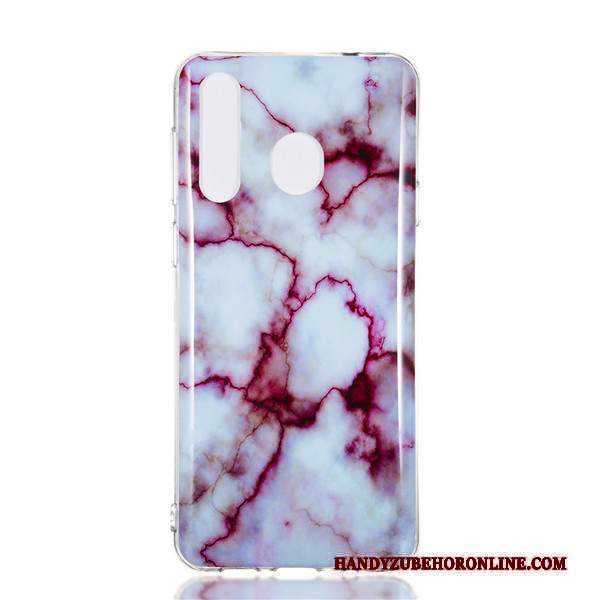 Custodia Samsung Galaxy A8s Cartone Animato Tendenza Porpora, Cover Samsung Galaxy A8s Protezione Ornamenti Appesi Grande