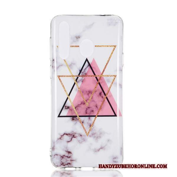 Custodia Samsung Galaxy A8s Cartone Animato Tendenza Porpora, Cover Samsung Galaxy A8s Protezione Ornamenti Appesi Grande