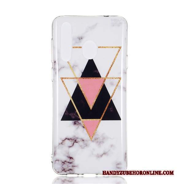 Custodia Samsung Galaxy A8s Cartone Animato Tendenza Porpora, Cover Samsung Galaxy A8s Protezione Ornamenti Appesi Grande