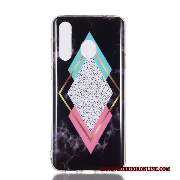 Custodia Samsung Galaxy A8s Cartone Animato Tendenza Porpora, Cover Samsung Galaxy A8s Protezione Ornamenti Appesi Grande