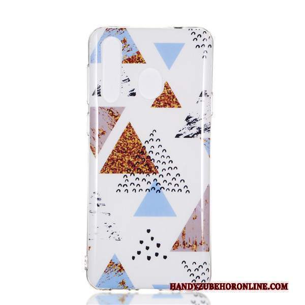 Custodia Samsung Galaxy A8s Cartone Animato Tendenza Porpora, Cover Samsung Galaxy A8s Protezione Ornamenti Appesi Grande