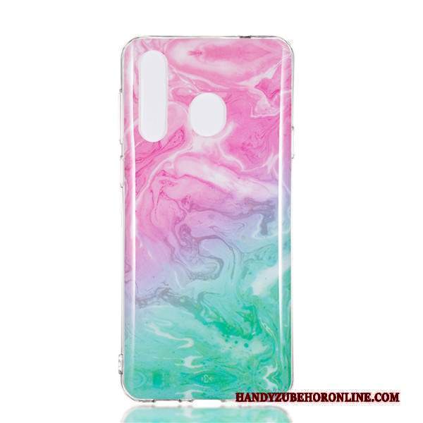 Custodia Samsung Galaxy A8s Cartone Animato Tendenza Porpora, Cover Samsung Galaxy A8s Protezione Ornamenti Appesi Grande