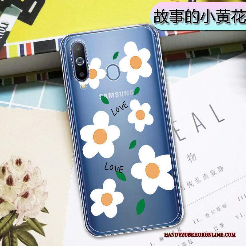 Custodia Samsung Galaxy A8s Ornamenti Appesitelefono, Cover Samsung Galaxy A8s Trasparente Anti-caduta