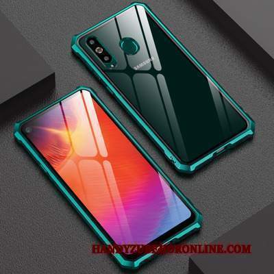 Custodia Samsung Galaxy A8s Protezione Anti-caduta Nuovo, Cover Samsung Galaxy A8s Verde Telaio