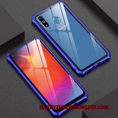 Custodia Samsung Galaxy A8s Protezione Anti-caduta Nuovo, Cover Samsung Galaxy A8s Verde Telaio