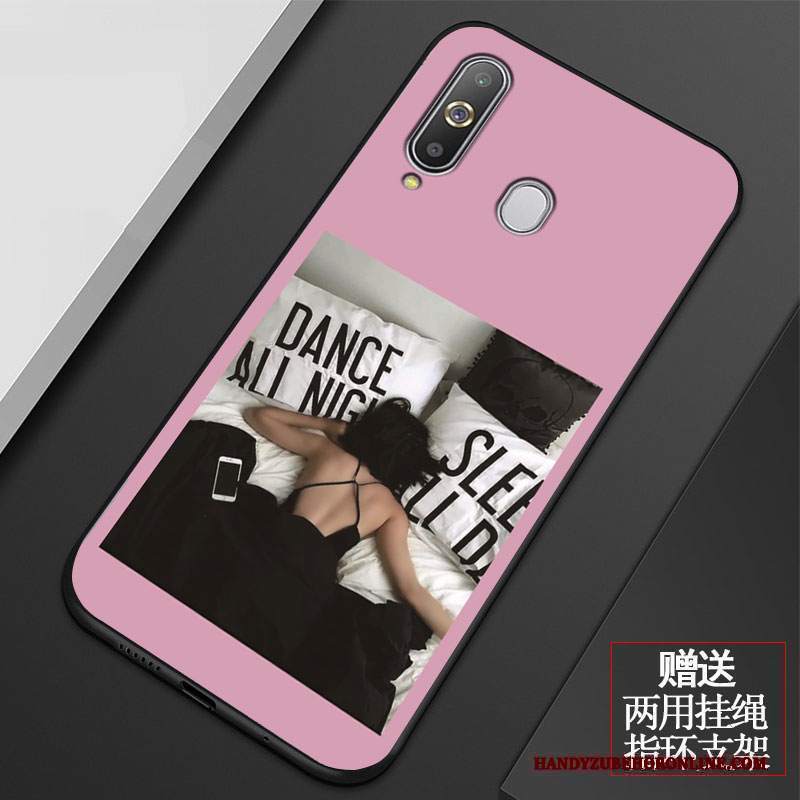 Custodia Samsung Galaxy A8s Silicone Bello Tendenza, Cover Samsung Galaxy A8s Cartone Animato Tutto Incluso Rosa