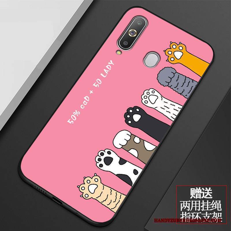 Custodia Samsung Galaxy A8s Silicone Bello Tendenza, Cover Samsung Galaxy A8s Cartone Animato Tutto Incluso Rosa