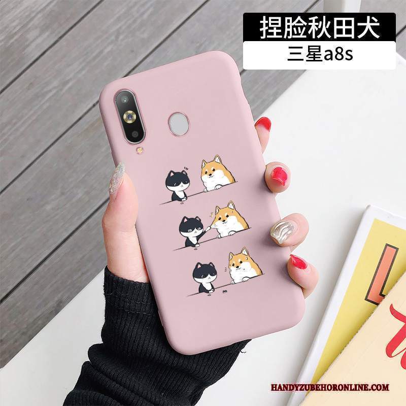 Custodia Samsung Galaxy A8s Silicone Tutto Incluso Anti-caduta, Cover Samsung Galaxy A8s Cartone Animato Bello Amanti