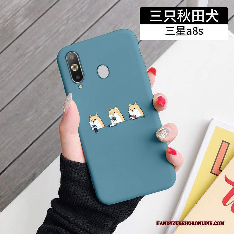 Custodia Samsung Galaxy A8s Silicone Tutto Incluso Anti-caduta, Cover Samsung Galaxy A8s Cartone Animato Bello Amanti