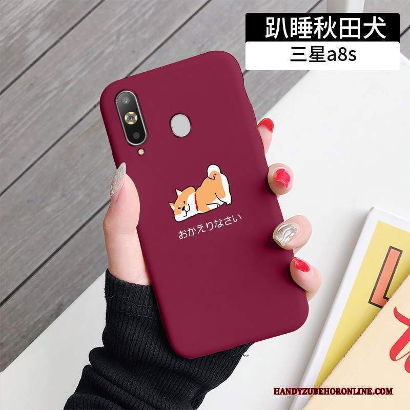 Custodia Samsung Galaxy A8s Silicone Tutto Incluso Anti-caduta, Cover Samsung Galaxy A8s Cartone Animato Bello Amanti