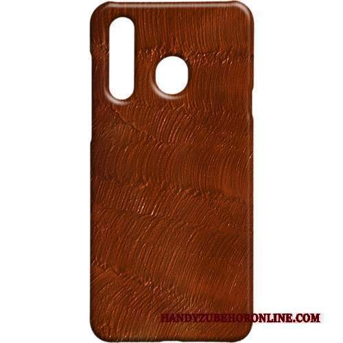 Custodia Samsung Galaxy A8s Vintage Vento Macchiati, Cover Samsung Galaxy A8s Protezione Metallo