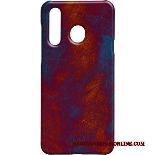 Custodia Samsung Galaxy A8s Vintage Vento Macchiati, Cover Samsung Galaxy A8s Protezione Metallo