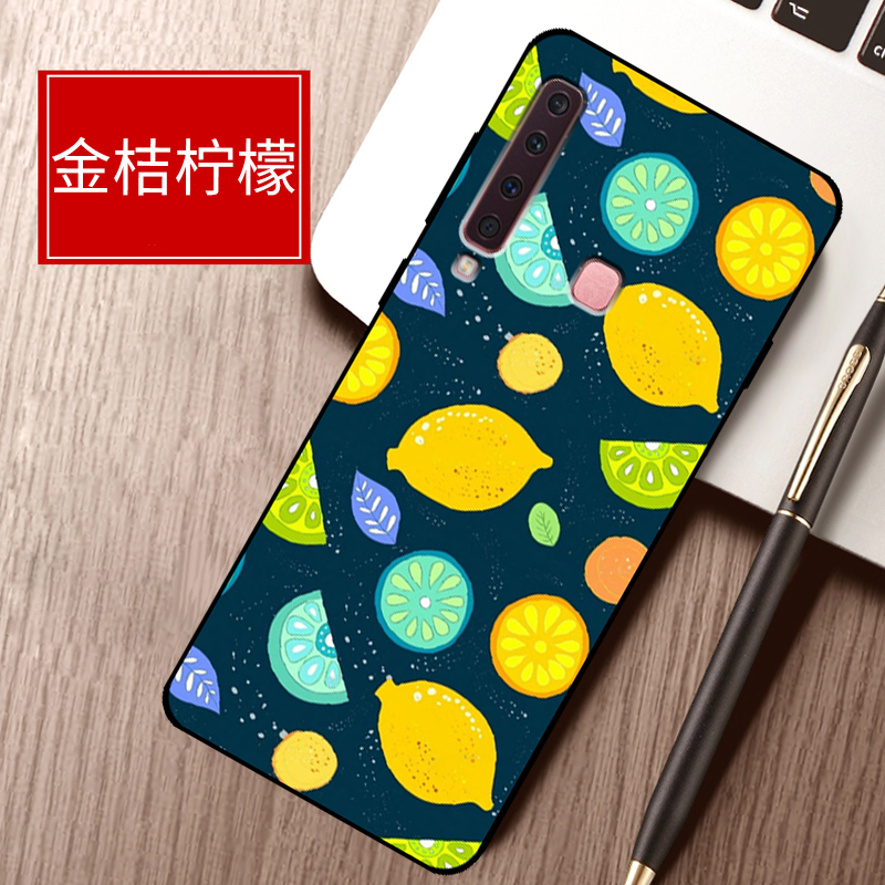 Custodia Samsung Galaxy A9 2018 Cartone Animato Tendenza Di Personalità, Cover Samsung Galaxy A9 2018 Protezione Telefono Blu