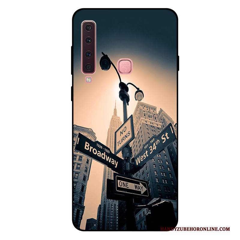 Custodia Samsung Galaxy A9 2018 Cartone Animato Tutto Incluso Anti-caduta, Cover Samsung Galaxy A9 2018 Silicone Morbido Personalizza