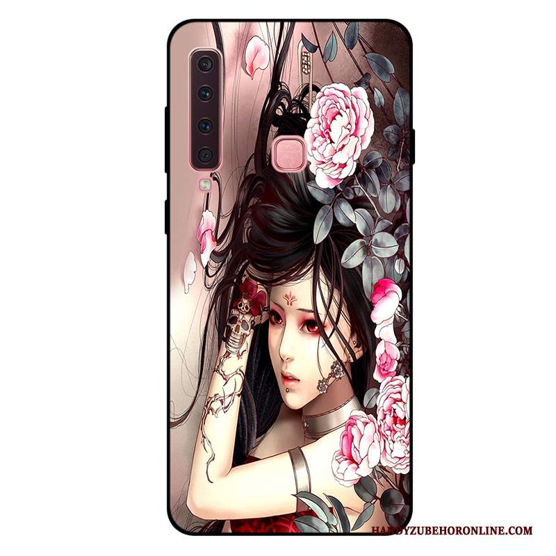 Custodia Samsung Galaxy A9 2018 Cartone Animato Tutto Incluso Anti-caduta, Cover Samsung Galaxy A9 2018 Silicone Morbido Personalizza