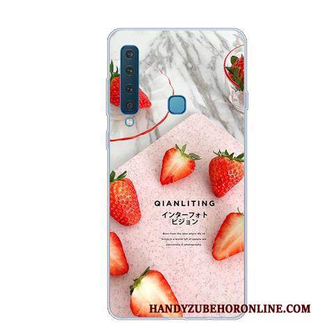 Custodia Samsung Galaxy A9 2018 Creativo Bello Rosa, Cover Samsung Galaxy A9 2018 Protezione Morbido Fresco