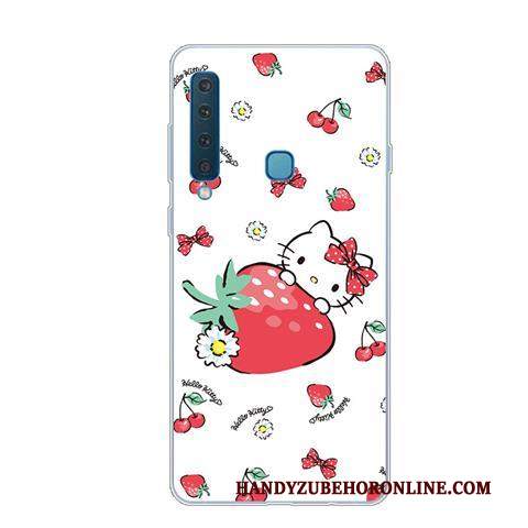 Custodia Samsung Galaxy A9 2018 Creativo Bello Rosa, Cover Samsung Galaxy A9 2018 Protezione Morbido Fresco