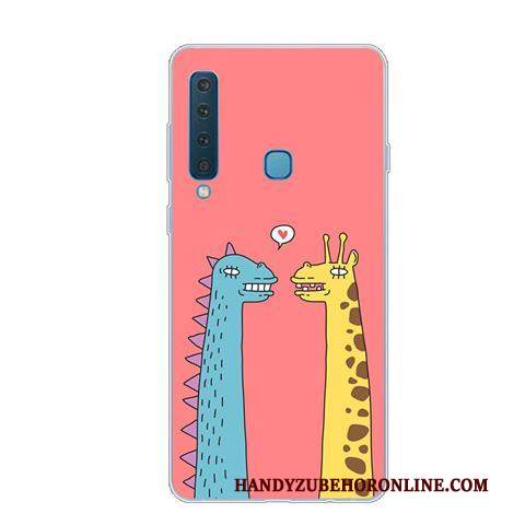 Custodia Samsung Galaxy A9 2018 Creativo Bello Rosa, Cover Samsung Galaxy A9 2018 Protezione Morbido Fresco