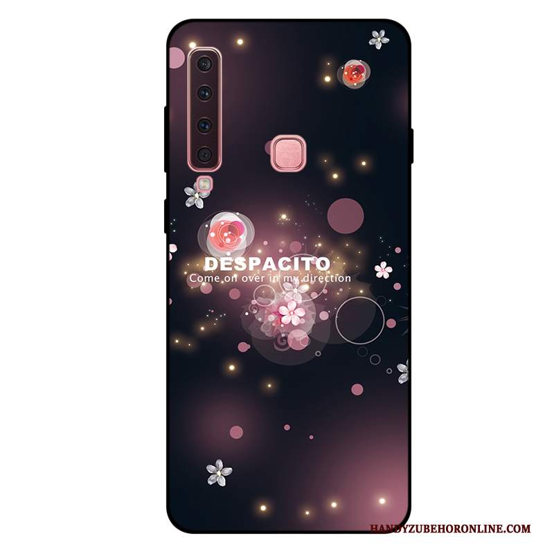 Custodia Samsung Galaxy A9 2018 Protezione Fresco Porpora, Cover Samsung Galaxy A9 2018 Anti-cadutatelefono