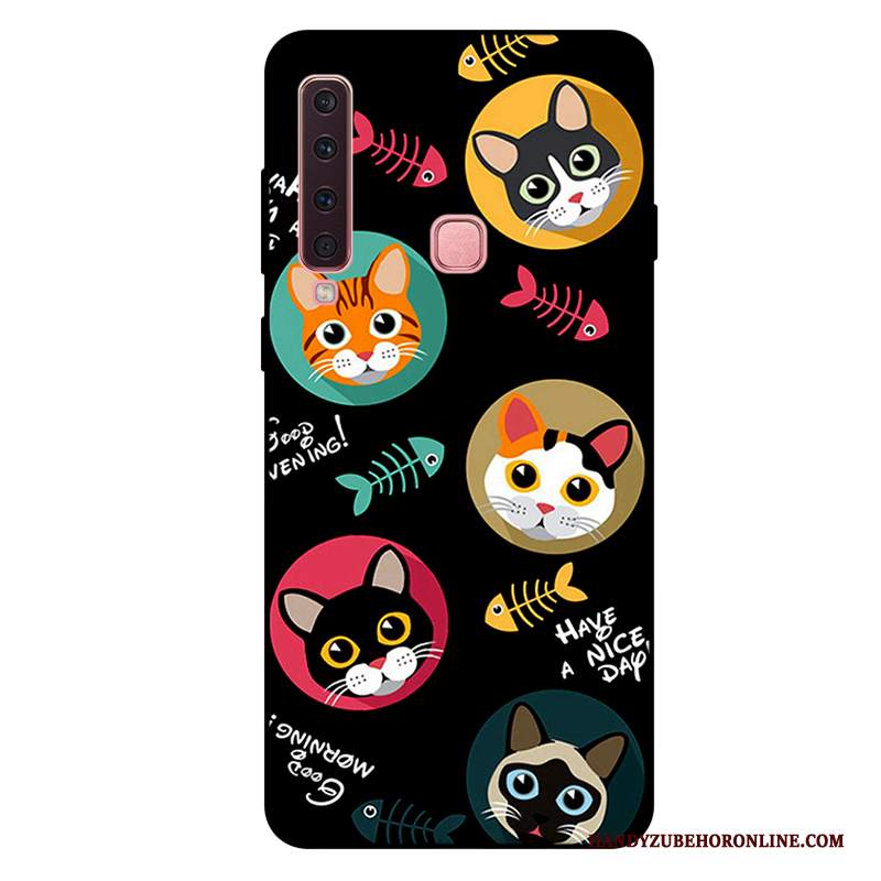 Custodia Samsung Galaxy A9 2018 Protezione Fresco Porpora, Cover Samsung Galaxy A9 2018 Anti-cadutatelefono