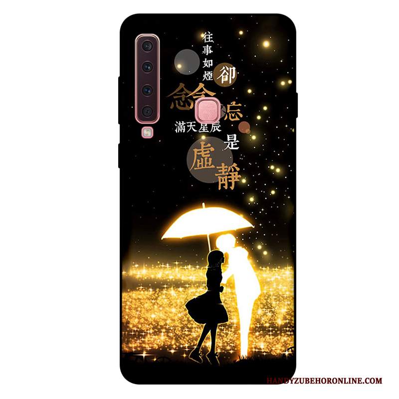 Custodia Samsung Galaxy A9 2018 Protezione Fresco Porpora, Cover Samsung Galaxy A9 2018 Anti-cadutatelefono