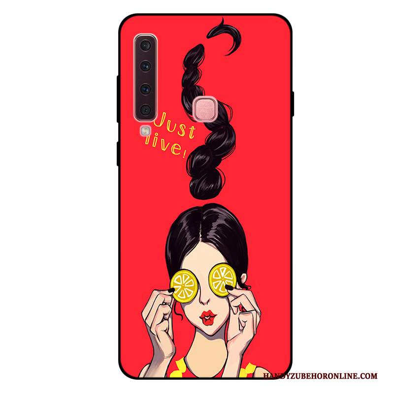 Custodia Samsung Galaxy A9 2018 Protezione Fresco Porpora, Cover Samsung Galaxy A9 2018 Anti-cadutatelefono