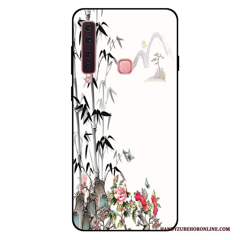 Custodia Samsung Galaxy A9 2018 Protezione Fresco Porpora, Cover Samsung Galaxy A9 2018 Anti-cadutatelefono