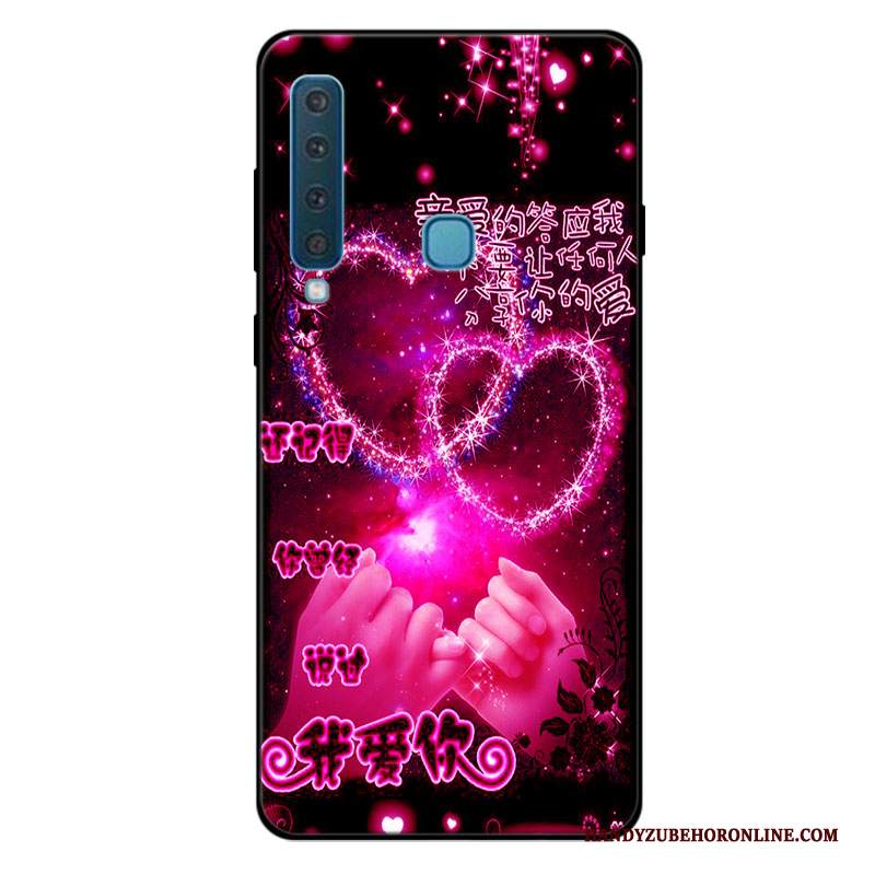 Custodia Samsung Galaxy A9 2018 Silicone Telefono Personalizza, Cover Samsung Galaxy A9 2018 Tutto Incluso Rosa