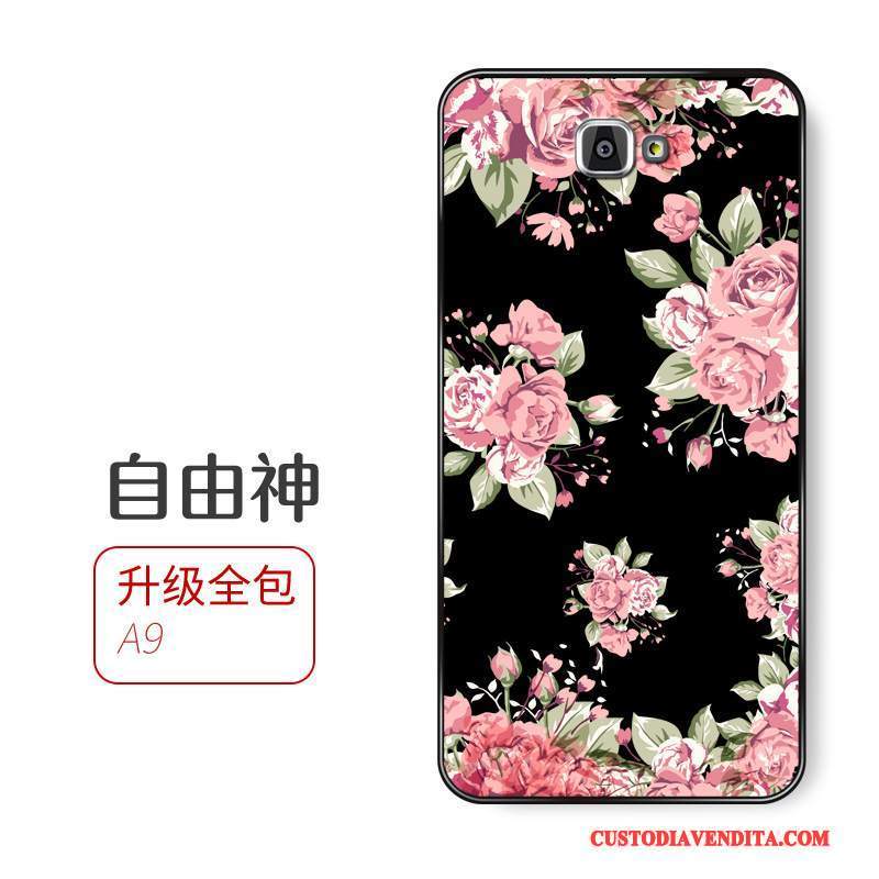 Custodia Samsung Galaxy A9 Cartone Animato Anti-caduta Chiaro, Cover Samsung Galaxy A9 Silicone Sottile Tutto Incluso