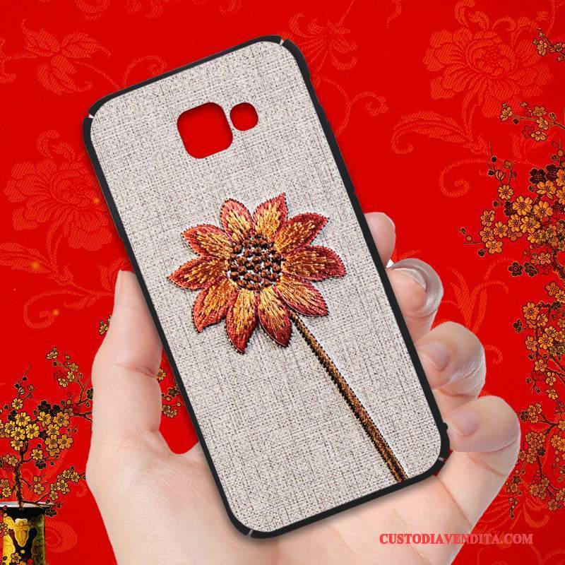 Custodia Samsung Galaxy A9 Creativo Telefono Anti-caduta, Cover Samsung Galaxy A9 Grigio Di Personalità