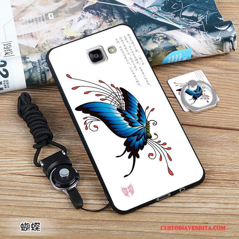 Custodia Samsung Galaxy A9 Silicone Di Personalità Anti-caduta, Cover Samsung Galaxy A9 Nerotelefono