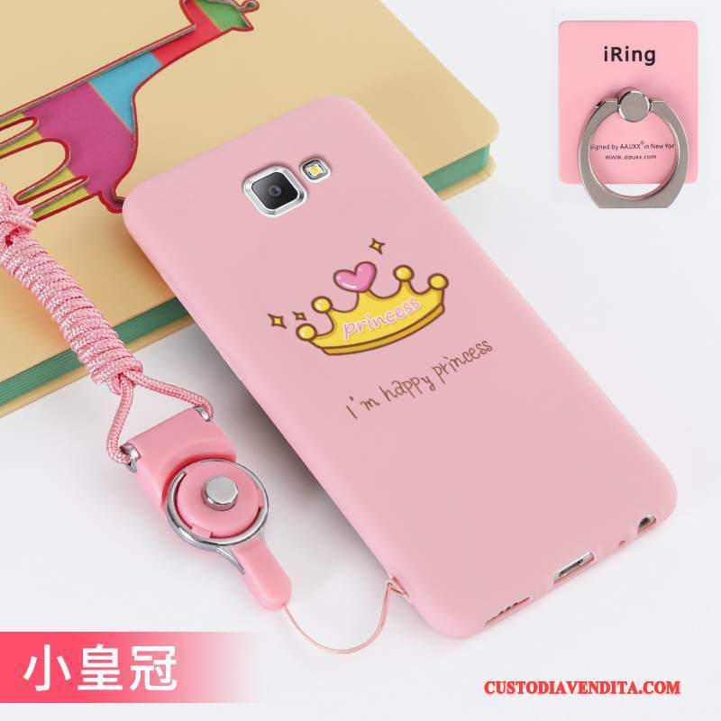 Custodia Samsung Galaxy A9 Silicone Macchiati Rosa, Cover Samsung Galaxy A9 Protezione Tendenza Alto