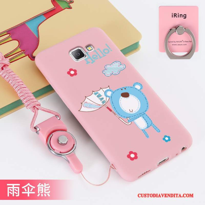 Custodia Samsung Galaxy A9 Silicone Macchiati Rosa, Cover Samsung Galaxy A9 Protezione Tendenza Alto