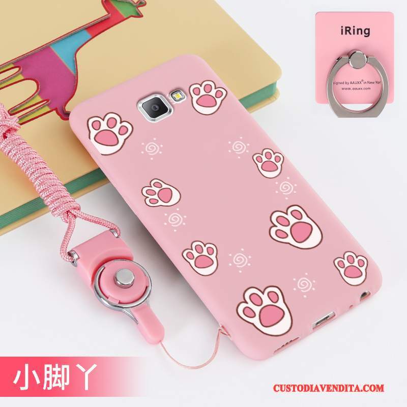 Custodia Samsung Galaxy A9 Silicone Macchiati Rosa, Cover Samsung Galaxy A9 Protezione Tendenza Alto