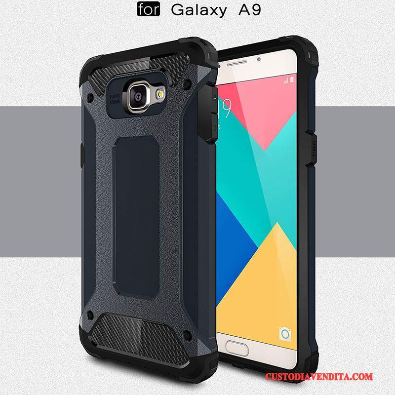 Custodia Samsung Galaxy A9 Silicone Maglia Alto, Cover Samsung Galaxy A9 Protezione Rossotelefono