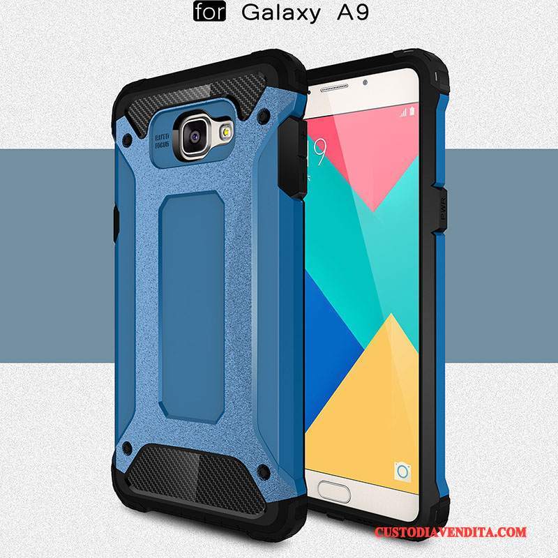 Custodia Samsung Galaxy A9 Silicone Maglia Alto, Cover Samsung Galaxy A9 Protezione Rossotelefono