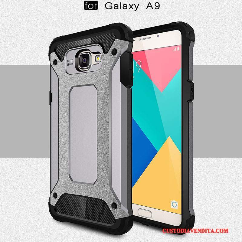 Custodia Samsung Galaxy A9 Silicone Maglia Alto, Cover Samsung Galaxy A9 Protezione Rossotelefono