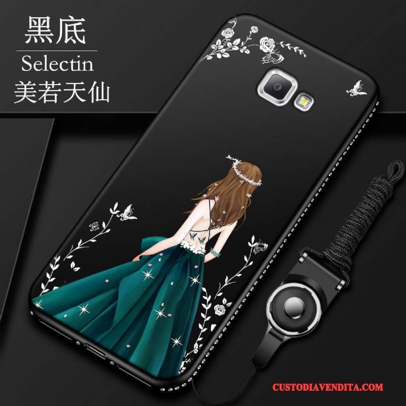 Custodia Samsung Galaxy A9 Silicone Morbidotelefono, Cover Samsung Galaxy A9 Protezione Alto Macchiati