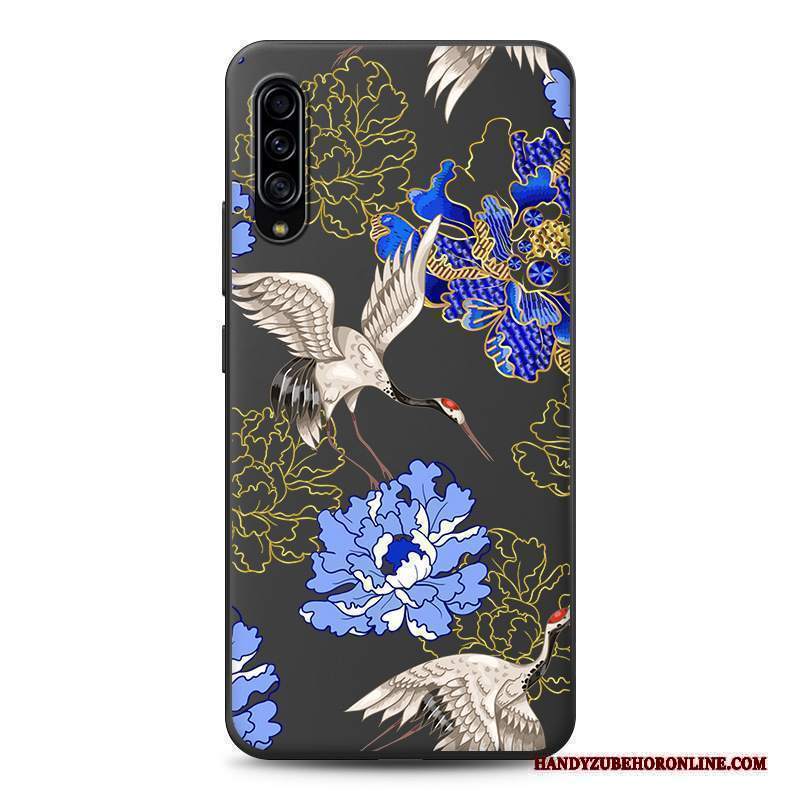 Custodia Samsung Galaxy A90 5g Creativo Anti-caduta Tendenza, Cover Samsung Galaxy A90 5g Silicone Nero Ricchezza