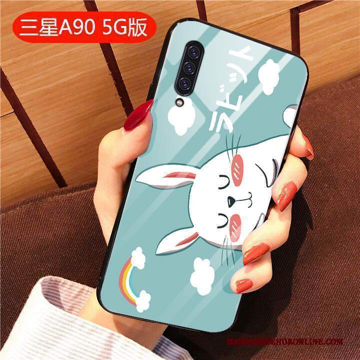 Custodia Samsung Galaxy A90 5g Creativo Anti-caduta Tutto Incluso, Cover Samsung Galaxy A90 5g Cartone Animato Bello Vetro