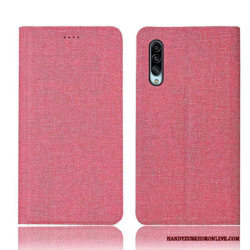 Custodia Samsung Galaxy A90 5g Protezione Anti-caduta Tutto Incluso, Cover Samsung Galaxy A90 5g Folio Rosatelefono