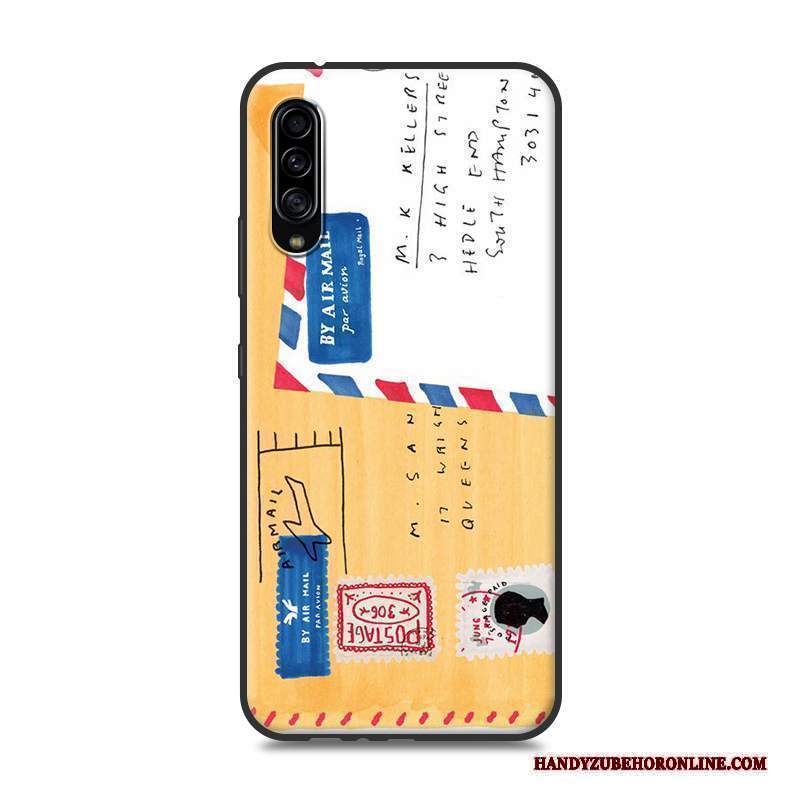 Custodia Samsung Galaxy A90 5g Protezione Telefono Macchiati, Cover Samsung Galaxy A90 5g Giallo Nuovo