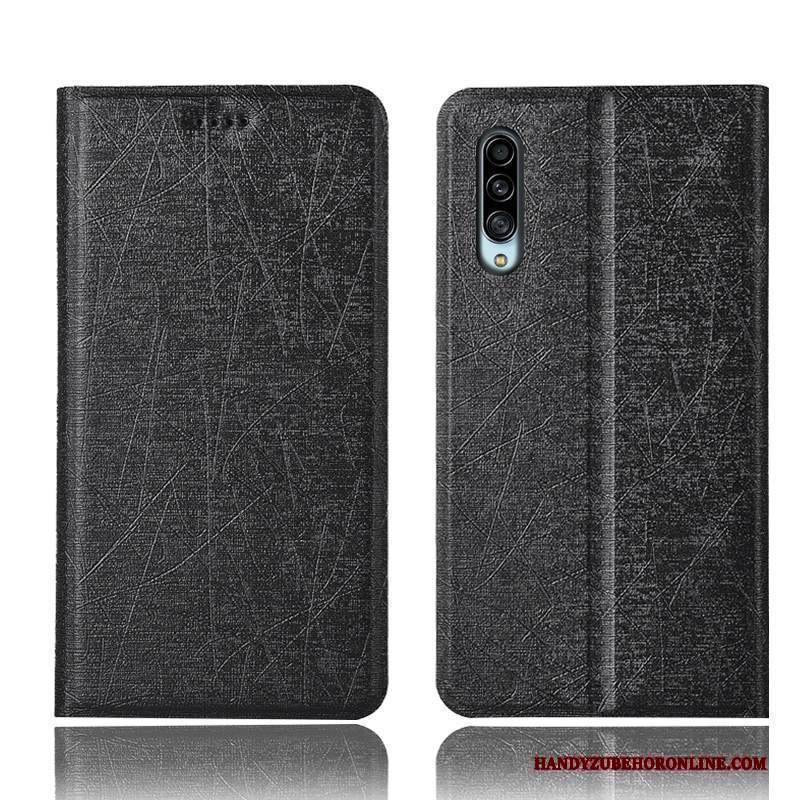 Custodia Samsung Galaxy A90 5g Protezione Tutto Incluso Anti-caduta, Cover Samsung Galaxy A90 5g Folio Seta Oro