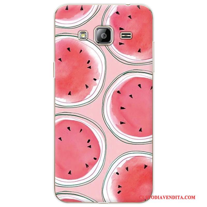 Custodia Samsung Galaxy J3 2016 Cartone Animato Tendenza Fresco, Cover Samsung Galaxy J3 2016 Telefono Piccola