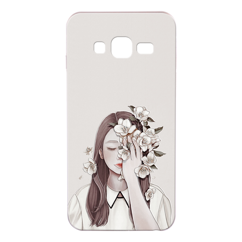 Custodia Samsung Galaxy J3 2016 Silicone Sottili Bianco, Cover Samsung Galaxy J3 2016 Cartone Animato Telefono Morbido