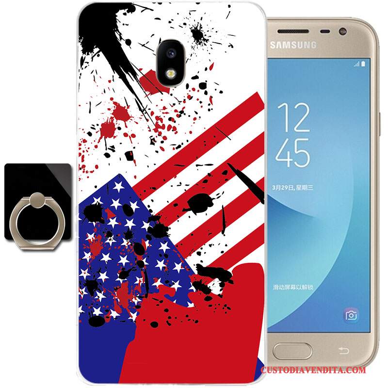 Custodia Samsung Galaxy J3 2017 Colore Anti-caduta Morbido, Cover Samsung Galaxy J3 2017 Silicone Tutto Inclusotelefono