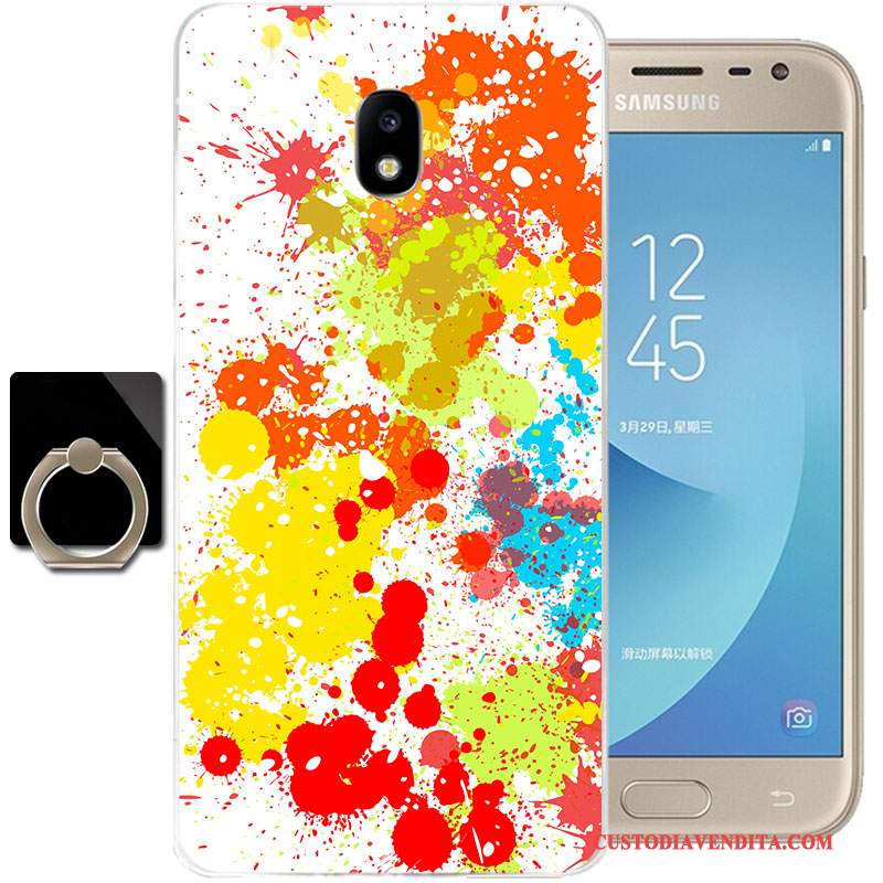 Custodia Samsung Galaxy J3 2017 Colore Anti-caduta Morbido, Cover Samsung Galaxy J3 2017 Silicone Tutto Inclusotelefono