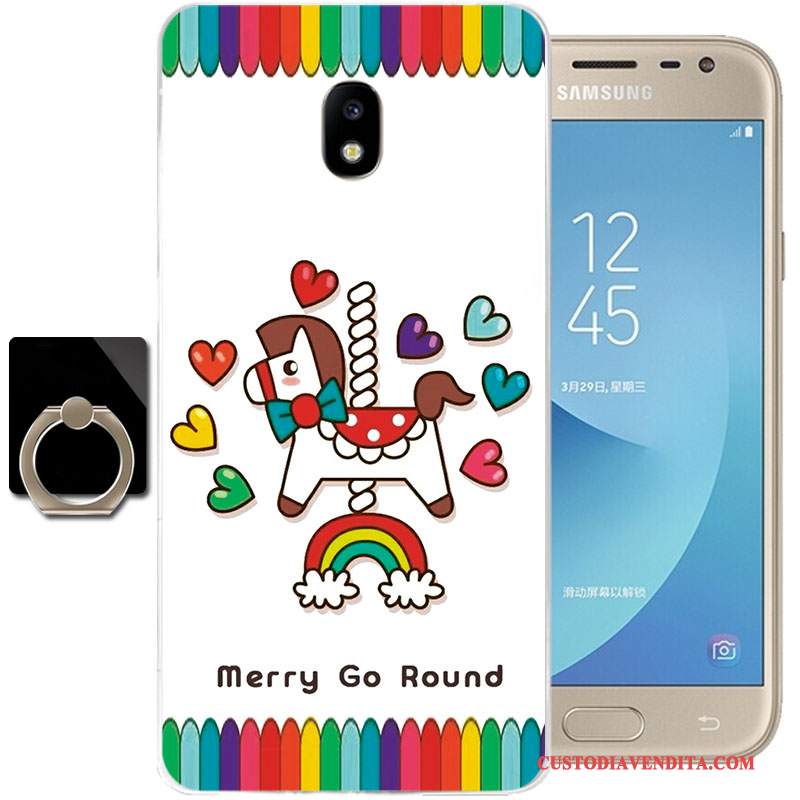 Custodia Samsung Galaxy J3 2017 Colore Anti-caduta Morbido, Cover Samsung Galaxy J3 2017 Silicone Tutto Inclusotelefono